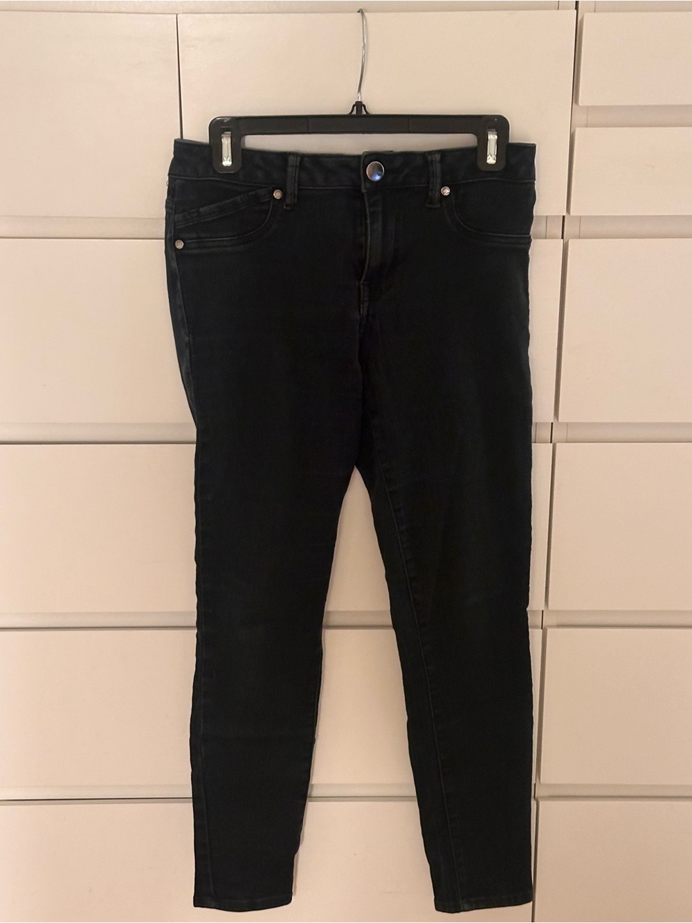 Women's Black Skinny Jeans - Classic High-Rise Fit